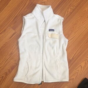Patagonia Cream Fleece Vest